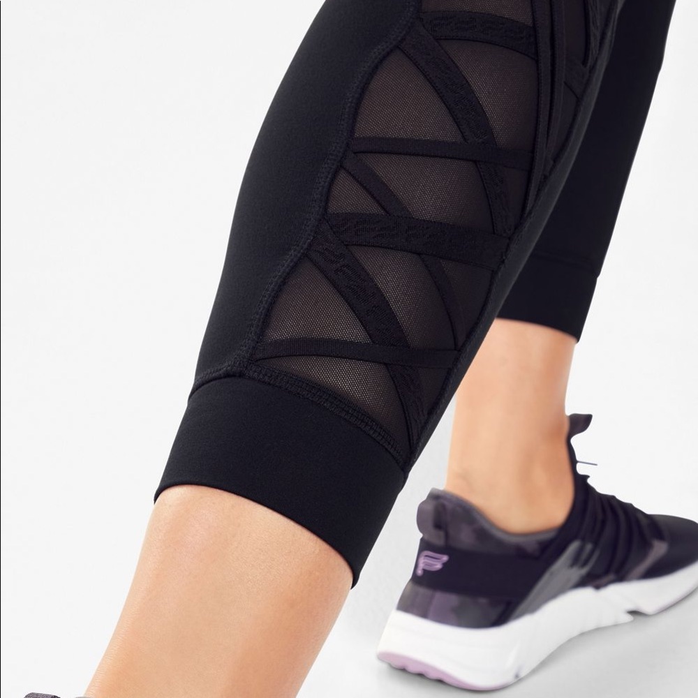 Fabletics Leggings Medium With Mesh And Elastic - image 3